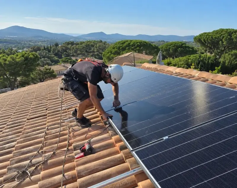 Installateur panneaux solaires Le Triadou — pose photovoltaïque sur toiture