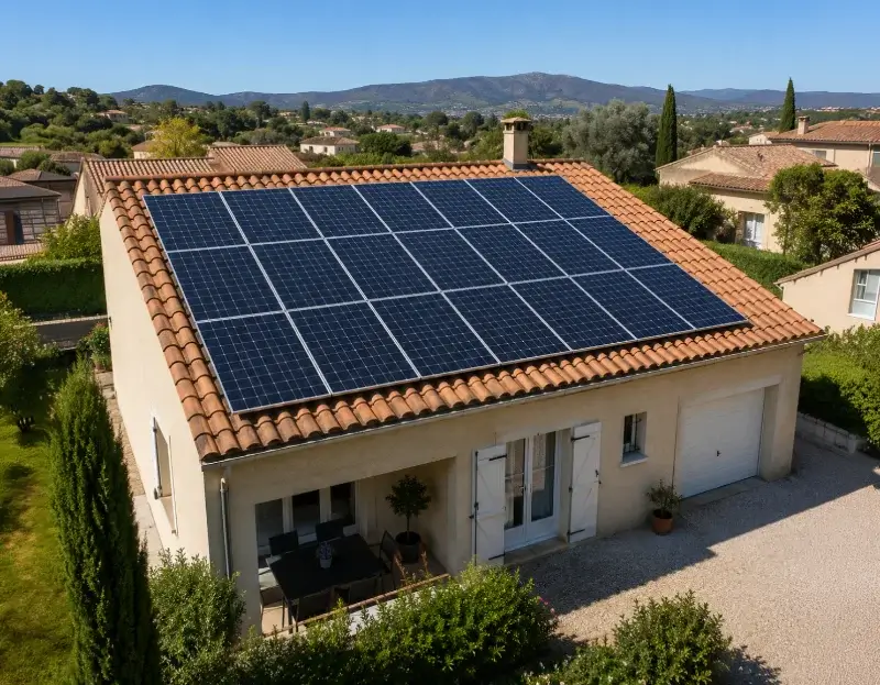 Prime à l'autoconsommation panneaux solaires Le Triadou — aide financière de l'État